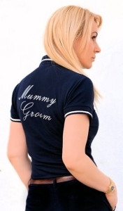 Granatowa Koszulka Polo Mummy Groom Design By Dalia 