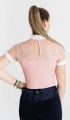 koszula, shirt, startowa, damska, turniejowa, elegancka, show
zawody, konne, jeździeckie, white
Bluzka ze białą stójką ozdobną,perły , łezka,siateczka
z białymi mankietami ozdobnymi, siateczka white,subtelna