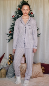 Piżama COZY MOONLIGHT w Paski Design By Dalia 