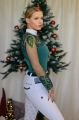 Koszula-jeździecka-damska-zielona-cekiny-koronka-STARLIGHT-EMERALD-startowa-konkursowa-design-by-dalia.JPG