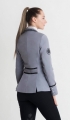 frak startowy,ujeżdzeniowy,skokowy
damski turniejowy,plastron,broszka z cyrkoni
elegancki, show Jacket,plastron, broszka z cyrkoni
damski na zawody konne,jeździeckie