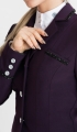 elegancki, show Jacket,plastron, broszka z cyrkoni
damski na zawody konne,jeździeckie 
z ozdobnym wykończeniem ,kołnierz,wypustki 
cyrkonie jak swarovski,koronka elastyczna