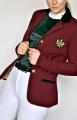 frak startowy,ujeżdzeniowy,skokowy
damski turniejowy,plastron,broszka z cyrkoni
elegancki, show Jacket,plastron, broszka z cyrkoni
damski na zawody konne,jeździeckie ,BURGUND