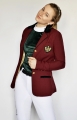 frak startowy,ujeżdzeniowy,skokowy
damski turniejowy,plastron,broszka z cyrkoni
elegancki, show Jacket,plastron, broszka z cyrkoni
damski na zawody konne,jeździeckie ,BURGUND