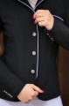 frak startowy,ujeżdzeniowy,skokowy
damski turniejowy,plastron,broszka z cyrkoni
elegancki, show Jacket,plastron, broszka z cyrkoni
damski na zawody konne,jeździeckie