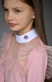 koszula, shirt, startowa, dziecięca, czarna turniejowa, elegancka, show
zawody, konne, jeździeckie, white
Bluzka ze białą stójką ozdobną, perły , łezka, siateczka
z białymi mankietami ozdobnymi, siateczka pink , subtelna