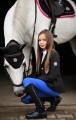 Frak turniejowy, startowy pokazowy show, złote guziki 
Klasyczny wygląd ,eleganckie wykończenia, materiał oddychający, szybko schnący, nie ogranicza ruchów, redukuje zagniecenia