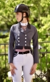 frak startowy,ujeżdzeniowy,skokowy
damski turniejowy,plastron,broszka z cyrkoni
elegancki, show Jacket,plastron, broszka z cyrkoni
damski na zawody konne,jeździeckie