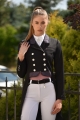 frak startowy,ujeżdzeniowy,skokowy
damski turniejowy,plastron,broszka z cyrkoni
elegancki, show Jacket,plastron, broszka z cyrkoni
damski na zawody konne,jeździeckie