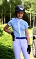 KOSZULA KEHLANI KIDS-koszulka startowa, jeździecka, biała stójka, na zawody , na inne pokazy jeździeckie , na krótki rękaw , nie krępuje ruchów ,tkanina przewiewna, termo aktywna