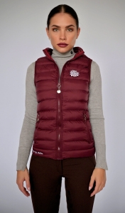 Kamizelka Jeździecka Damska Bordowa BURGUNDY SOFIA Design by Dalia