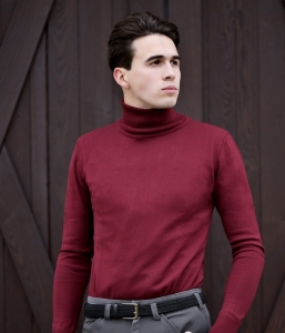 MĘSKI GOLF LIGHT BORDEAUX 